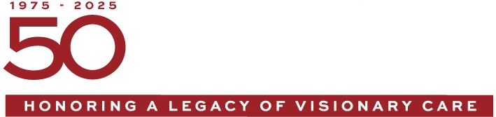 Dean McGee Eye Institute 50th Anniversary Logo